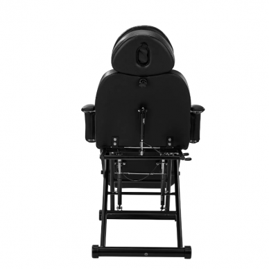 AZZURRO profesionali kosmetologinė kėdė - gultas 563, juodos spalvos 8