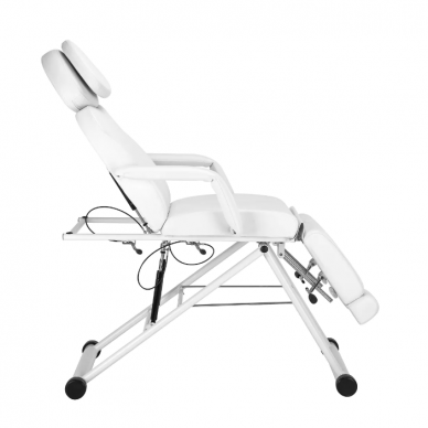 AZZURRO professional cosmetology chair - couch for beauty procedures 563S, white color 1