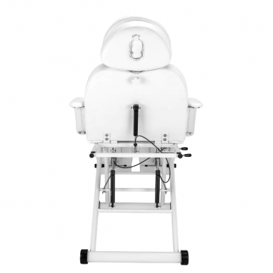 AZZURRO professional cosmetology chair - couch for beauty procedures 563S, white color 9