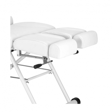 AZZURRO professional cosmetology chair - couch for beauty procedures 563S, white color 11