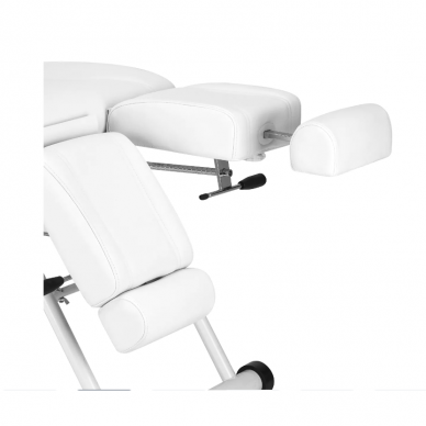 AZZURRO professional cosmetology chair - couch for beauty procedures 563S, white color 13