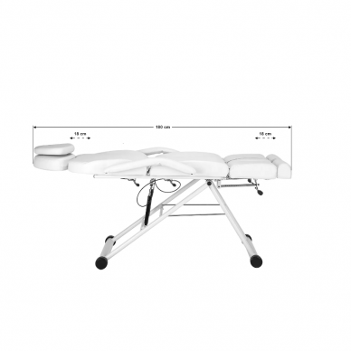 AZZURRO professional cosmetology chair - couch for beauty procedures 563S, white color 22