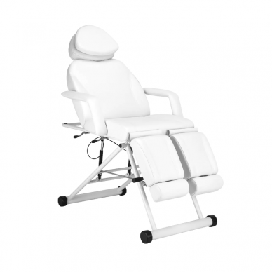 AZZURRO professional cosmetology chair - couch for beauty procedures 563S, white color