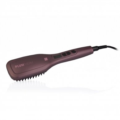 B112 PLUM THERM STRAIGHTENING THERMO BRUSH hot straightening hair brush