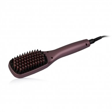 B112 PLUM THERM STRAIGHTENING THERMO BRUSH hot straightening hair brush  1