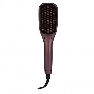 B112 PLUM THERM STRAIGHTENING THERMO BRUSH hot straightening hair brush  2