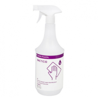 BACTICID disinfectant for quick disinfection of surfaces of medical and other equipment, 1000 ml.