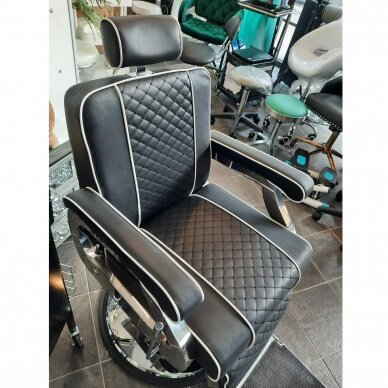 Professional barbers and beauty salons haircut chair GABBIANO PAULO, black color 7