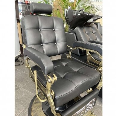 Professional barbers and beauty salons haircut chair GABBIANO BOSS BLACK 11