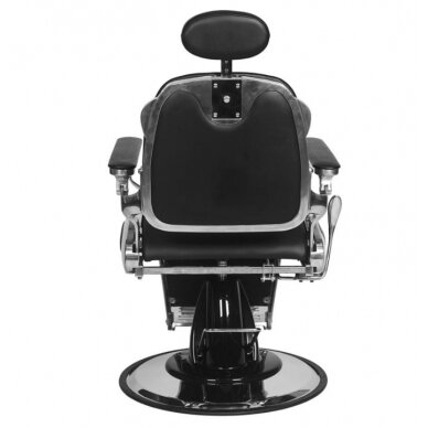 Professional barbers and beauty salons haircut chair GABBIANO FRANCESCO, black color 2