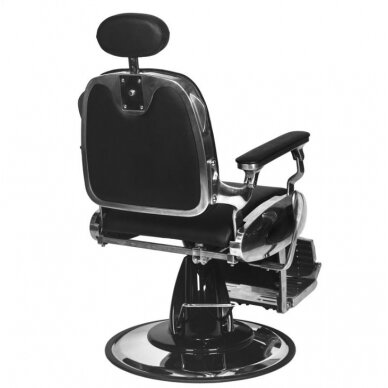 Professional barbers and beauty salons haircut chair GABBIANO FRANCESCO, black color 3