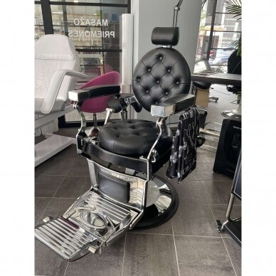 Professional barbers and beauty salons haircut chair GABBIANO IMPERATOR BLACK 7