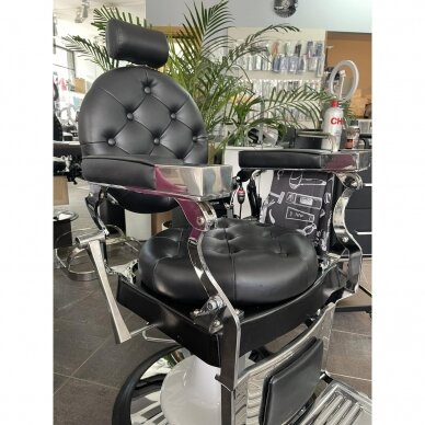 Professional barbers and beauty salons haircut chair GABBIANO IMPERATOR BLACK 6