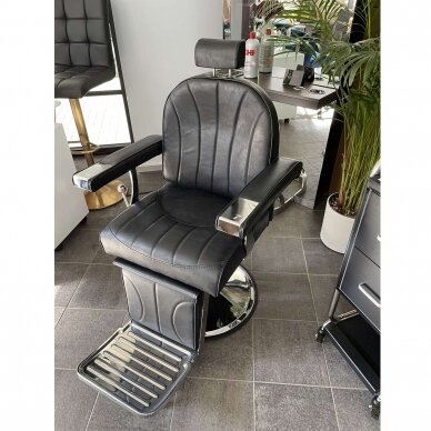 HAIR SYSTEM professional barbers and beauty salons haircut chair SM138, black color 16