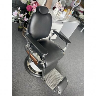 Professional beauty salons haircut chair GABBIANO MOTO, black color 9