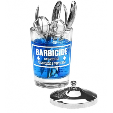 BARBICIDE glass container for tool disinfection (SMALL), 120 ml