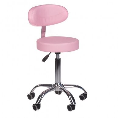 Professional master&#39;s chair for beauticians and beauty salons BD-9934, pink color