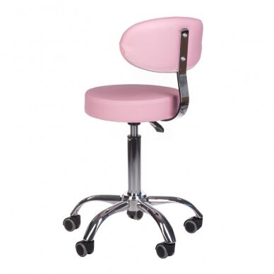 Professional master&#39;s chair for beauticians and beauty salons BD-9934, pink color 3