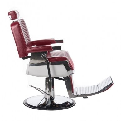 Profesionali barberio kėdė LUMBER BH-31823, bordo spalvos 7