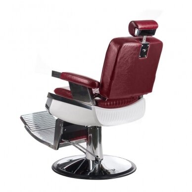 Profesionali barberio kėdė LUMBER BH-31823, bordo spalvos 9