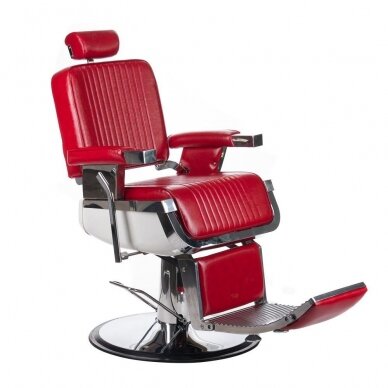 Professional barbers and beauty salons haircut chair LUMBER BH-31823, red color