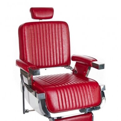 Professional barbers and beauty salons haircut chair LUMBER BH-31823, red color 1