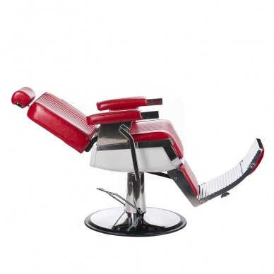 Professional barbers and beauty salons haircut chair LUMBER BH-31823, red color 8