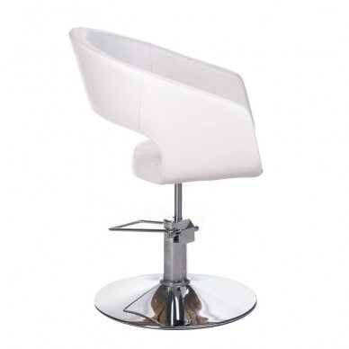 Professional hairdressing chair BH-8821, white color 2