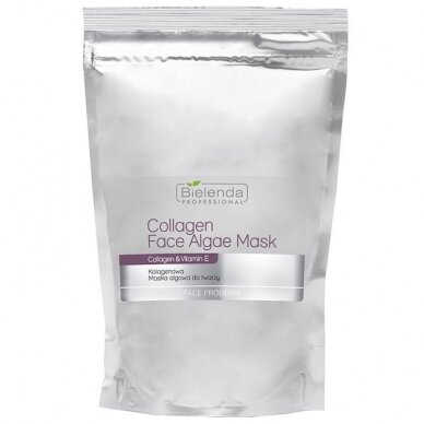 BIELENDA COLLAGEN FACE alginatinė kaukė su kolagenu ir vitaminu E, 190 g.