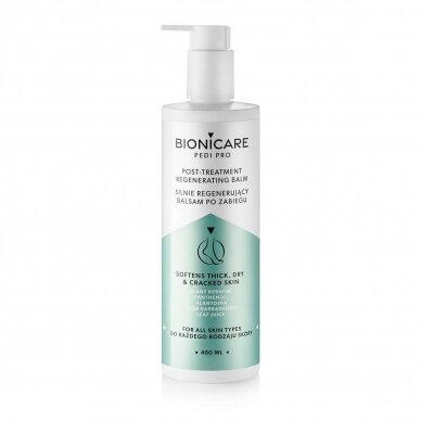 BIONICARE professional regenerating lotion for feet is used after the procedure, 400ml.