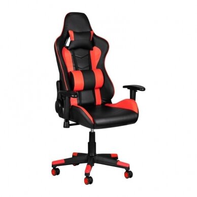 Biuro ir kompiuterinių žaidimų kėdė GAMING PREMIUM 557 RED