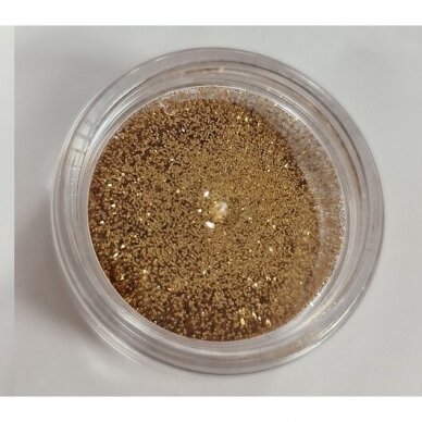 Manicure glitters for nail art, golden color 1