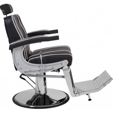 Professional barber chair for hairdressers and beauty salons BORG, brown color 4