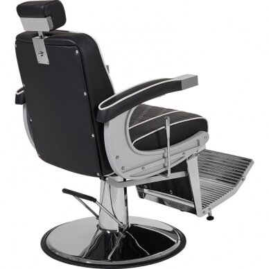 Professional barber chair for hairdressers and beauty salons BORG, brown color 5