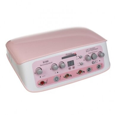 6in1 BR-1898 MULTIFUNCTIONAL COSMETOLOGY APPARATUS: Ultrasound + Electrotherapy + Vacuum + Spraying + Bust Firming + Spot Removal