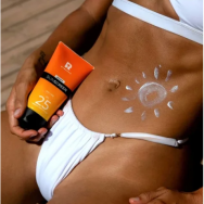 BYROKKO BODY SUNSCREEN SPF25 защитный солнцезащитный крем для тела,150 мл