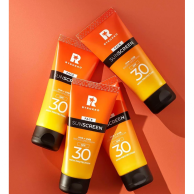 BYROKKO SUNSCREEN SPF30 защитный крем для лица от солнца, 50 мл 1