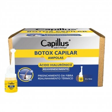 CAPILLUS activating hair serum with amino acids, keratin and hyaluronic acids BOTOX CAPILAR 12 pcs. (10 ml each).