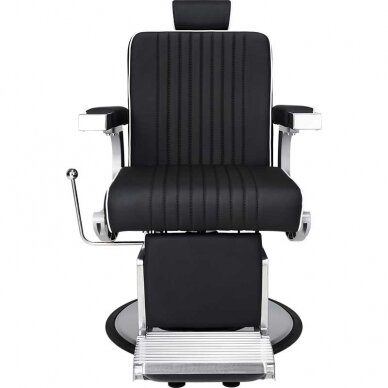 Professional barber chair for hairdressers and beauty salons CARLOS, black color 1