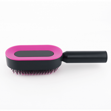 CENTRAL HOLLOW 3D COMB antistatic hairbrush with flexible bristles, purple color 1