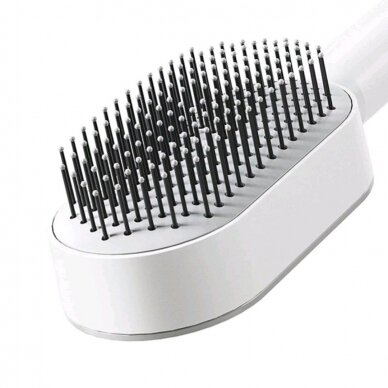 CENTRAL HOLLOW 3D COMB hair brush, white color 3