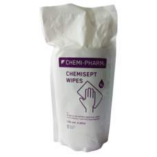 CHEMISEPT WIPES MD alcohol-soaked disinfectant wipes for surfaces, devices and equipment for beauty salons, 100 pcs. - REFILL