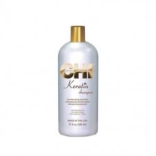 CHI KERATIN restorative hair shampoo with keratin, 946 ml