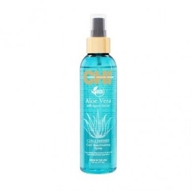 CHI ALOE VERA CURLS DEFINED moisturizing spray for wavy and curly hair, 177 ml