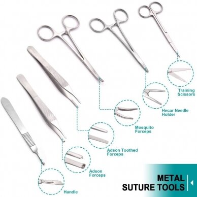 Surgical suturing practice kit for medical students 2