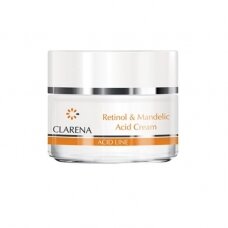 CLARENA ACID LINE retinol and mandelic acid cream for mature skin, 50ml