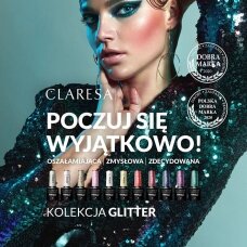 CLARESA ilgalaikis hibridinis nagų lakas GLITTER 17, 5g.