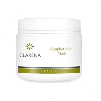 CLARENA ALGAPLAST ALOE MASK alginatinė dumblių kaukė po dermo kosmetinių procedūrų, 500 ml