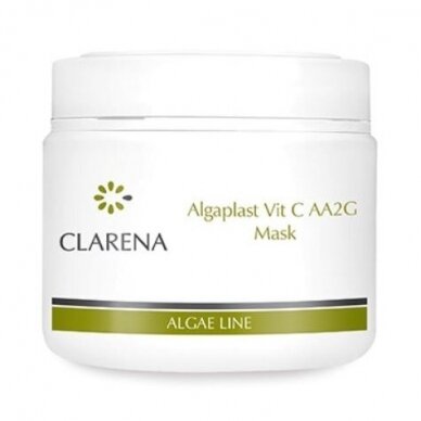 Альгинатная маска CLARENA ALGAPLAST VIT C AA2G для серой, уставшей и гиперпигментированной кожи, 500мл