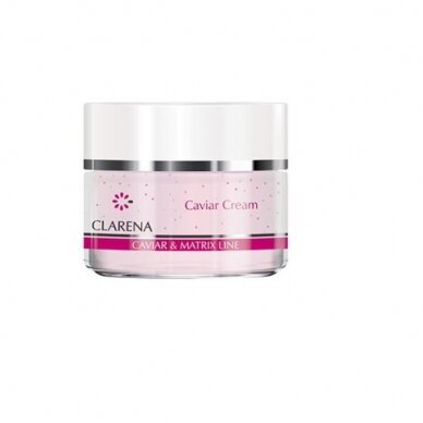 CLARENA CAVIAR caviar cream with lifting and brightening effect for the care of sensitive and mature skin, 50 ml